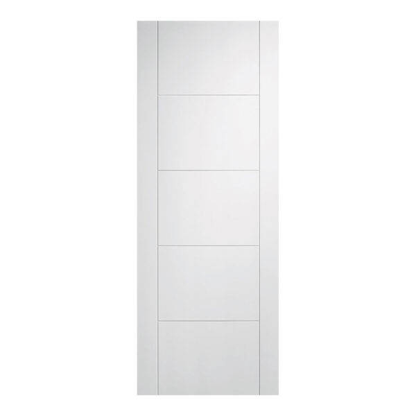 Vancouver 5P Primed White FD60 Internal Door Fire Door