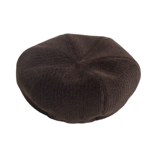 Velvet Cloud Beret Hat Chocolate