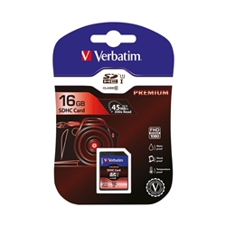 Verbatim 43962 16GB SDHC Class 10 VER43962