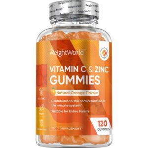 Vitamin C Gummies 200mg 120 Gummies Natural Apricot Orange Flavour