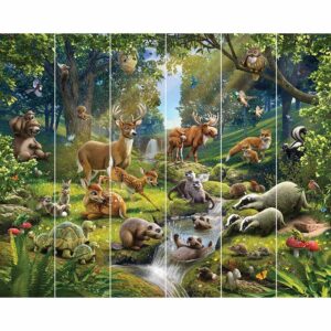 Walltastic Animals of The Forest Mural