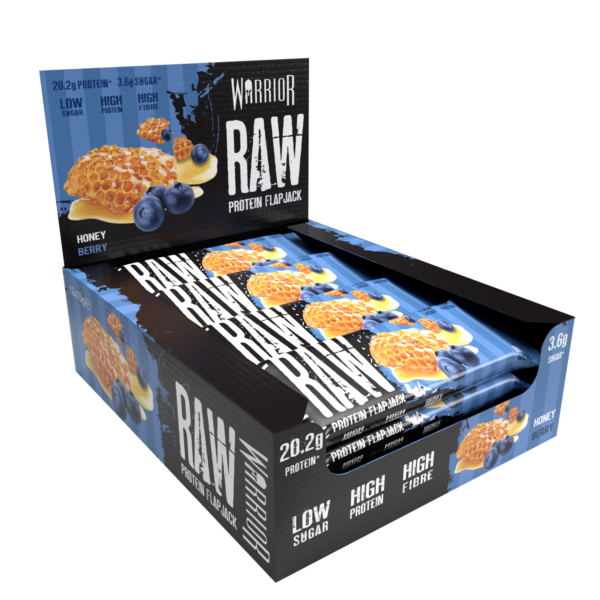 Warrior RAW Protein Flapjack 12 Bars