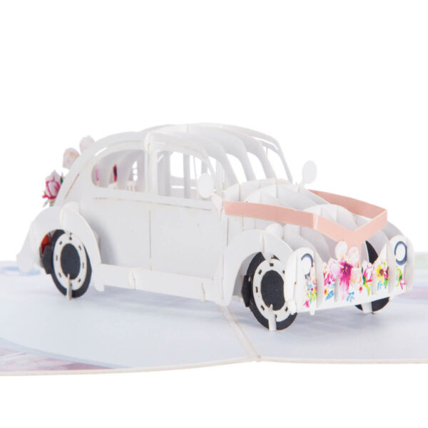 Wedding Car Pop Up Card