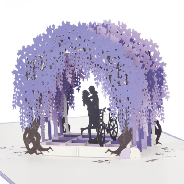 Wisteria Pop Up Card