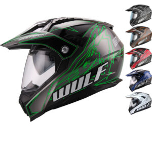 Wulf Prima X Dual Sport Helmet White 53 54cm | XS White