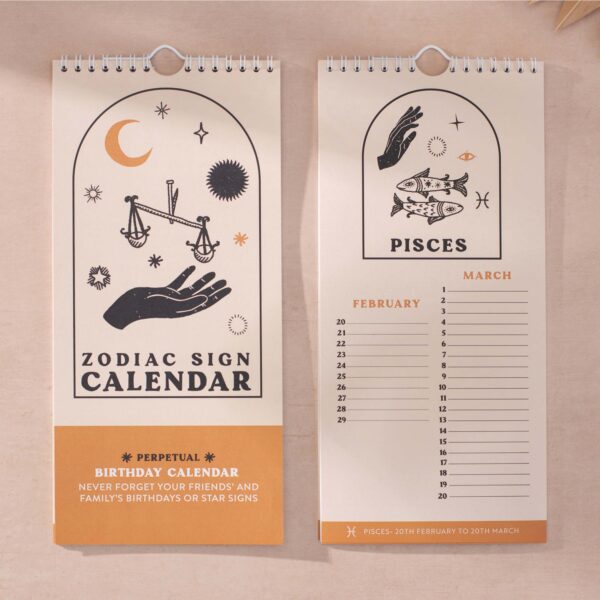 Zodiac Sign Calendar