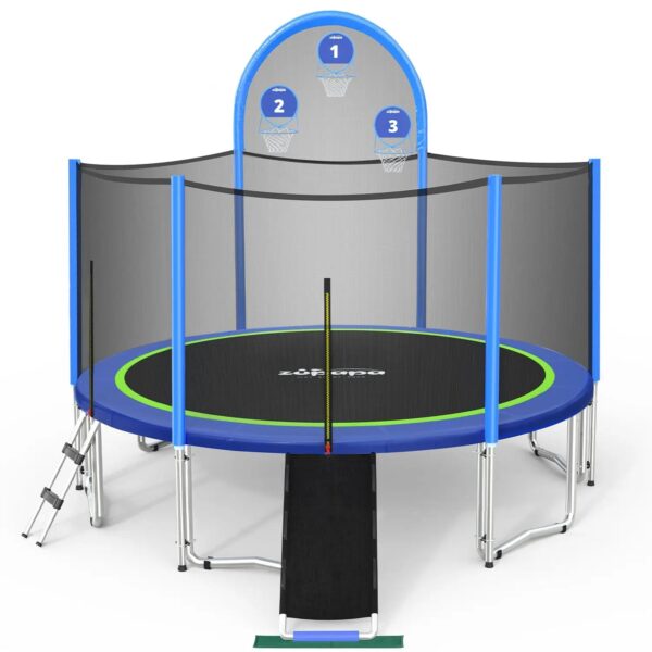 Zupapa Saffun Outdoor Trampoline With Enclosure