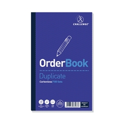 Challenge Carbonless Duplicate Order Book 100 Sets 210x130mm 5 Pack